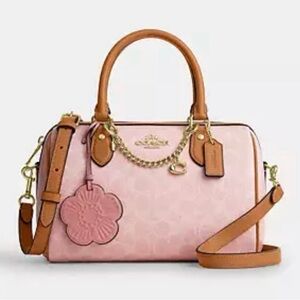 Coach Rowan powder pink Pink satchel  Women's Bag